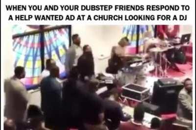 When the church selects your squad for the music