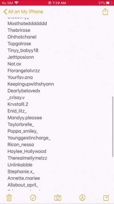 These are girls INSTAGRAMS that I personally have content on , HMU IF YOU INTERESTED🤫🔥😈