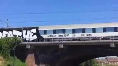 George Floyd train in Action - by 1UP