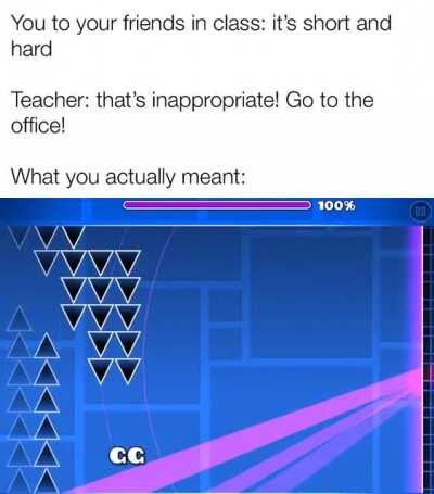 Geometry dash meme