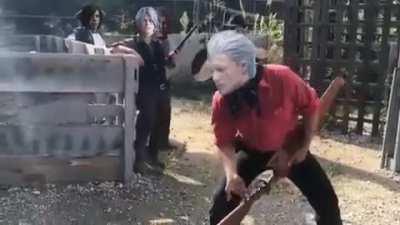 Vergil way to use guns