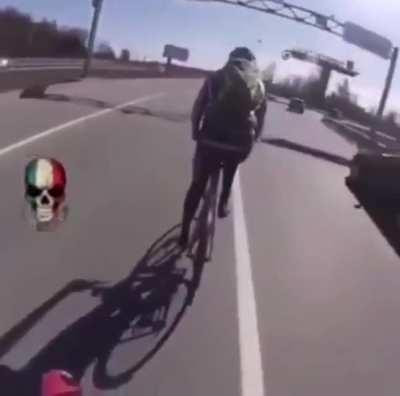 HMFT after I ride my bicycle on the highway