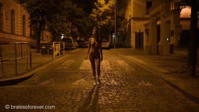 Walking around completely naked