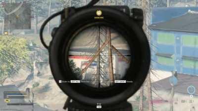 Cold War's Adjustable 1x-10x Scope (I'm Assuming the 2x-20x As Well) Are Completely Bugged in Warzone.