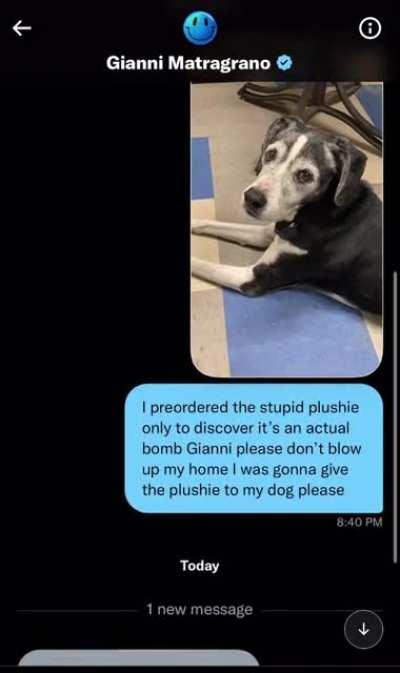 Gianni is fire bombing my house pls help