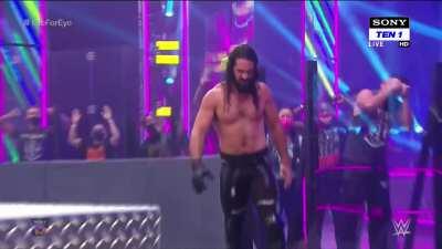 [The Horror Show at Extreme Rules Spoilers] Finish to the Eye for an Eye match - Seth Rollins vs Rey Mysterio