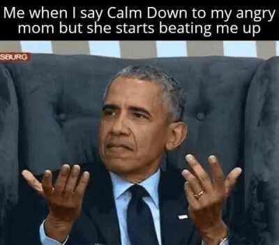 The woman doesn't understand English