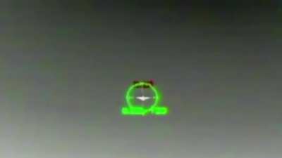 Geran-2 struck by an experimental Ukrainian UAV interceptor