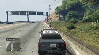 Don't pull out a rocket launcher on a volunteer cop.