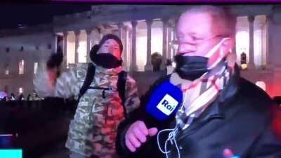 “Ok fake news, get the fuck out