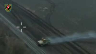 A crazy russian banzai attack in light vehicles across open terrain on the positions of the 110th Mechanized Brigade of the Ukrainian Armed Force