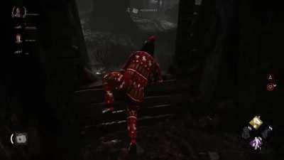 It was Myers' turn to be jump scared
