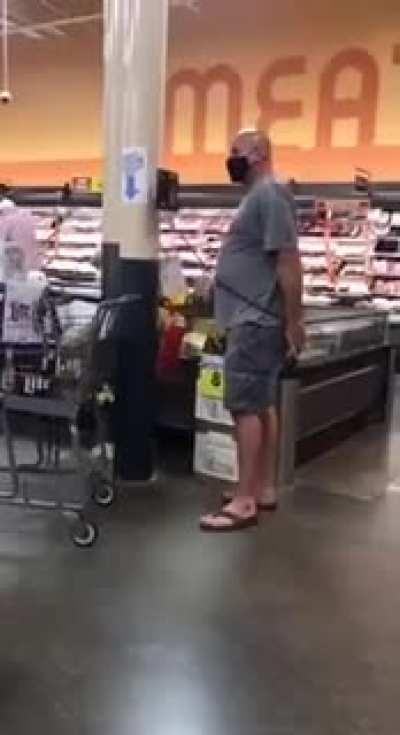 strange way to attract attention