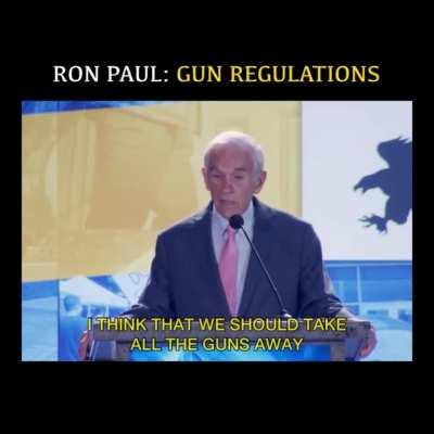 Ron Paul was the best president we never had.