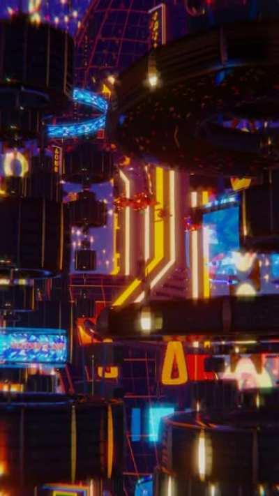 One Night at the Station City by voloskyscape