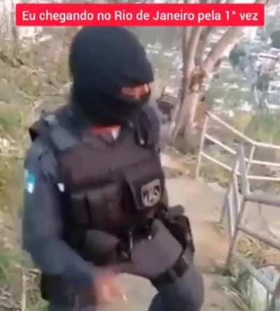 Cheguei Rio!