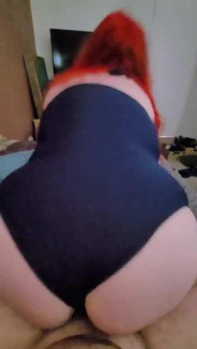 Swimsuit Reverse Cowgirl 