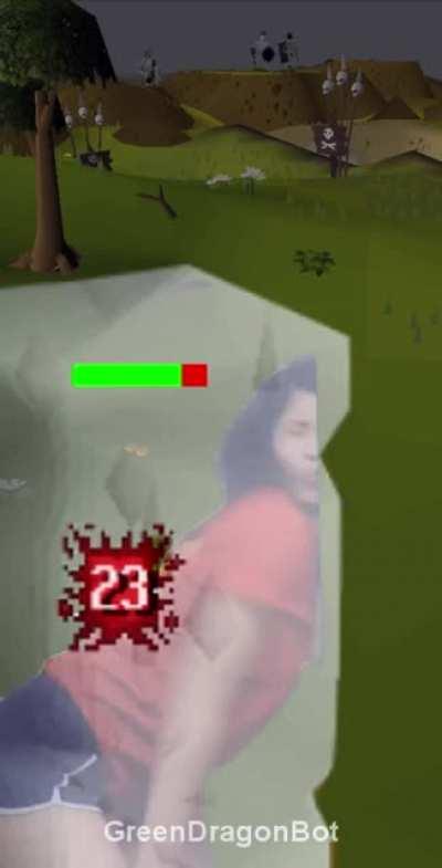 Girl gets hit by Ice Barrage