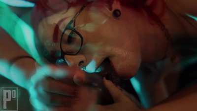 Two dick hungry bunnies worship a thick black cock