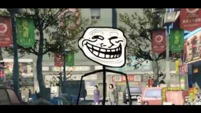 Kiryu does some trollin