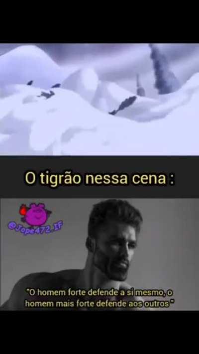 Tigrão dando um bom exemplo para as crianças telespectadoras