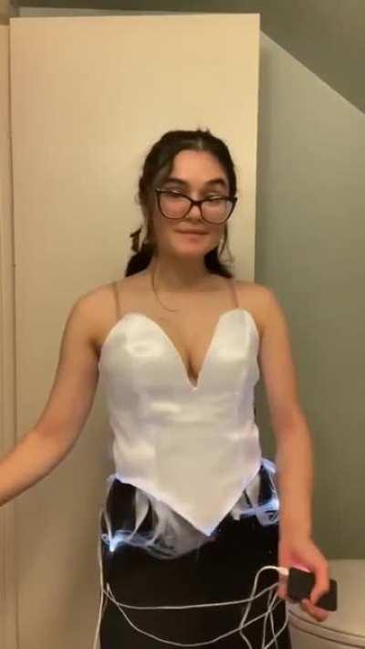 Making a fibre optics dress