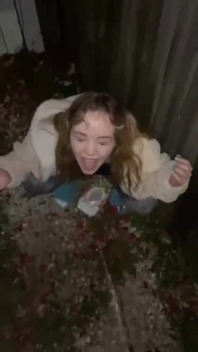 Taking golden shower from BBC Outdoors