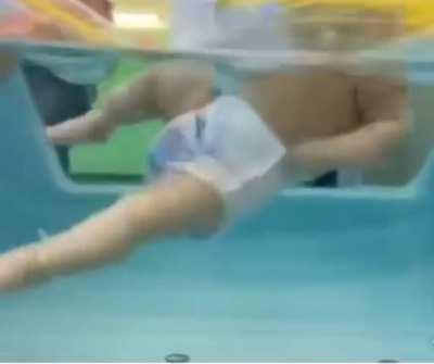 This Is How Babies Swim