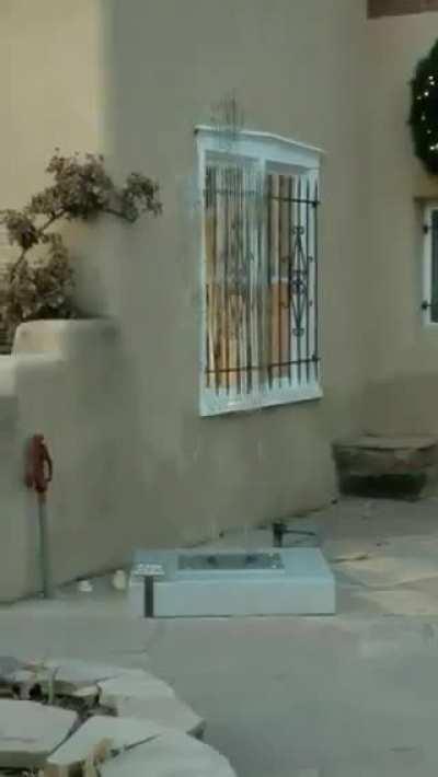 Imagine walking somewhere at night and this just barely catches your eye