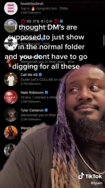 T-Pain accidentally ignores celebrities in his DMs on Instagram
