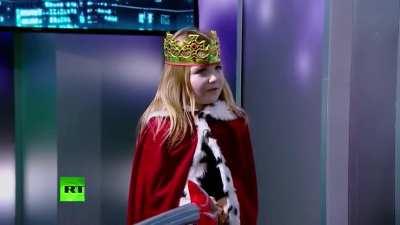 Little girl tells politician “my mummy says you hate foreigners”