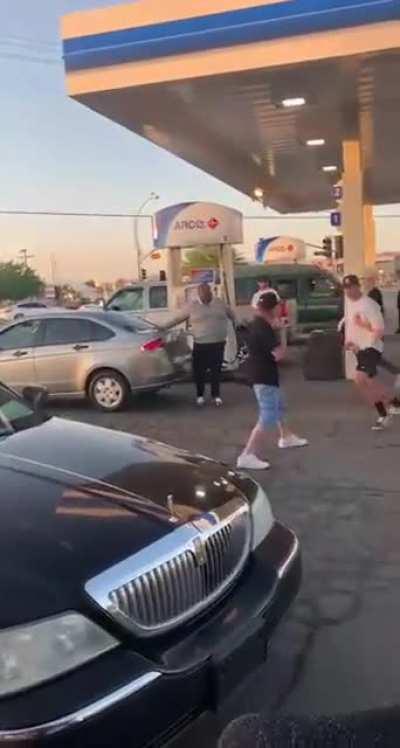 He got knocked tf out. Backstory in the comments