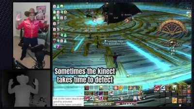 I played DNC by literally Dancing! Give buffs to your Party Members by using Motion Controlled Dance Steps!