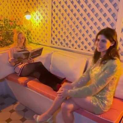 Alexandra Daddario and Sydney Sweeney. Imagine that 3some