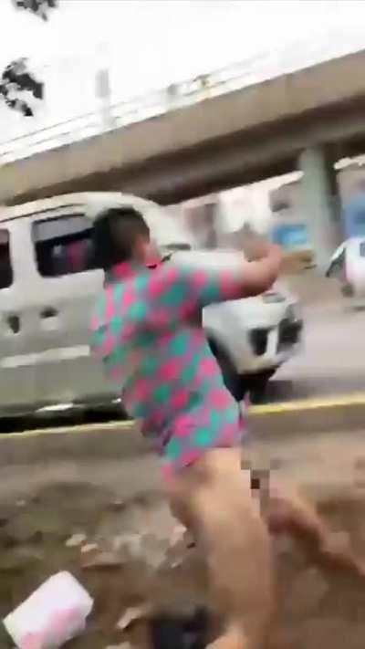 Dude jumps out of apartment window after woman's husband comes home early