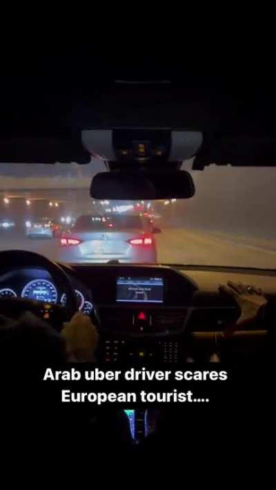 Sigma Arab uber driver scares fr*nch tourist