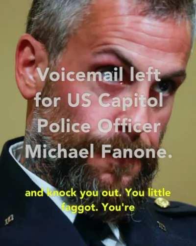 Voicemail left on Capital police officer