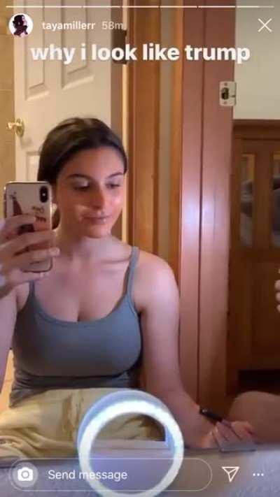 Her bf did her makeup