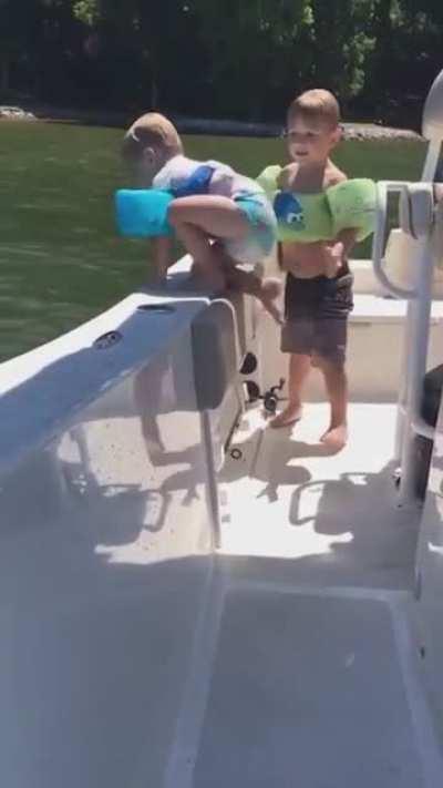 Brothers will be brothers..