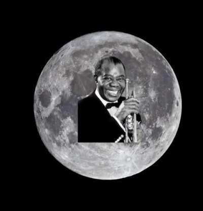 The first man on the moon 