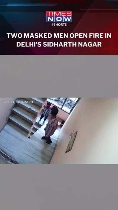 Two masked men open fire in Delhi's sidharth Nagar