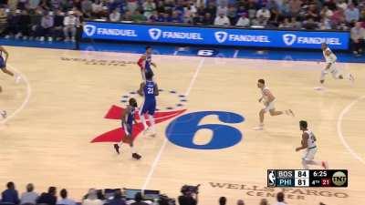 [Highlight] Griffin strips Embiid, and then Smart sells a fake and forces the Sixer timeout