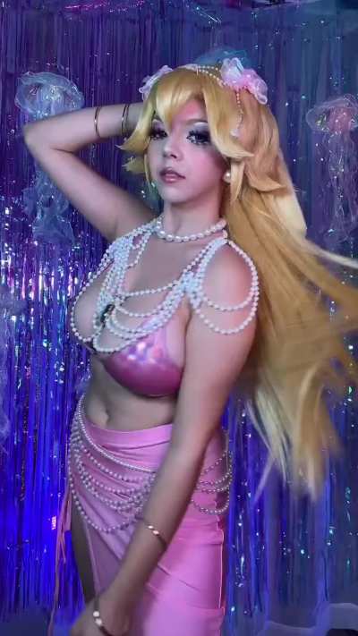 Mermaid Peach by me [Sachimoki] (Princess Peach: Showtime!)
