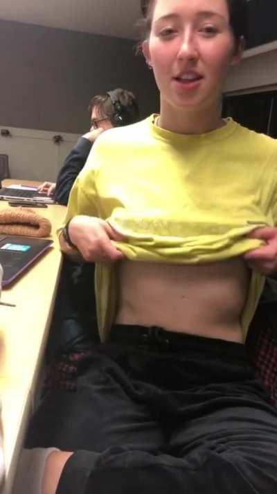 Having fun in class...