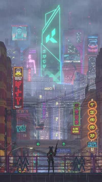 I made this looping animated wallpaper for you Neon mains and Filipino culture enthusiasts