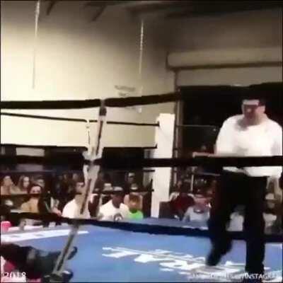 Turned him into punching bag