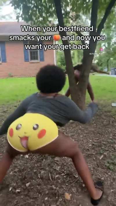 Who you smacking first