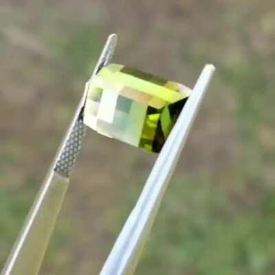 Faceted Congo Tourmaline from Instagram user @gemcutter3