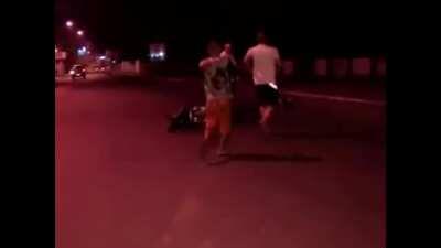 Caraca reporter vidente mano xD