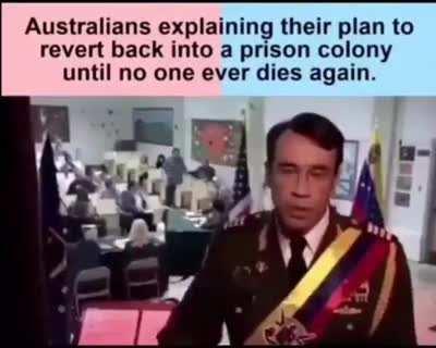 But how 'bout shrimp on the 'barbie then mate?